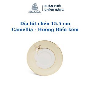 Dĩa lót chén 15.5 cm – Camellia – Hương Biển kem