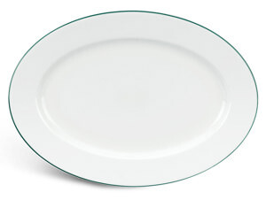 Dĩa oval 25 cm – Jasmine – Chỉ Xanh Lá