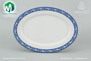 Dĩa oval 28cm Jasmine Chim Lạc