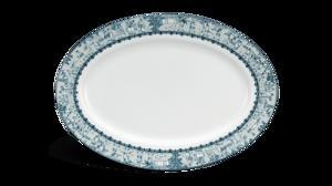 Dĩa oval 28cm Jasmine Vinh Quy Nhạt