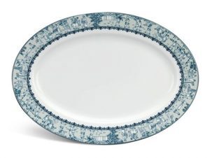 Dĩa oval 28cm Jasmine Vinh Quy Nhạt