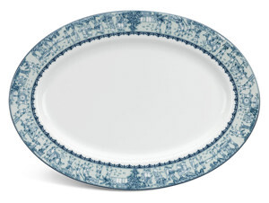 Dĩa oval 32cm Jasmine Vinh Quy Nhạt