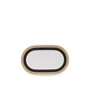 Dĩa oval 34 cm – Sago – Hoa Hồng