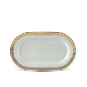 Dĩa oval 34 cm – Sago – Hoa Hồng