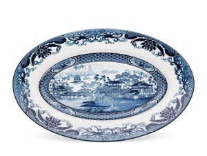 Dĩa oval 37cm Hoàng cung Hồn Việt