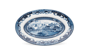 Dĩa oval 37cm Hoàng cung Hồn Việt