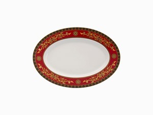 Dĩa oval 37cm Hoàng cung Quốc Sắc