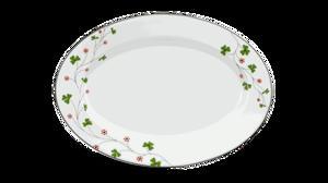 Dĩa oval 37cm Jasmine Trắng