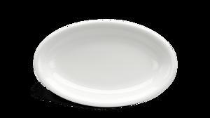 Dĩa oval ảo 25 cm – Daisy Ly’s – Trắng Ngà