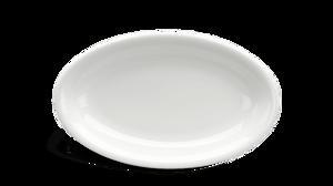 Dĩa oval ảo 28 cm – Daisy Ly’s – Trắng Ngà