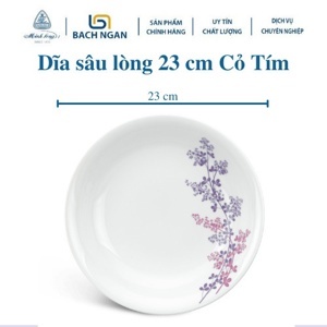 Dĩa sâu lòng 23 cm – Daisy – Cỏ Tím