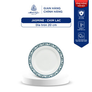 Dĩa tròn 20 cm Jasmine Chim Lạc