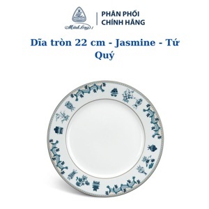 Dĩa tròn 22 cm Jasmine Tứ Quý