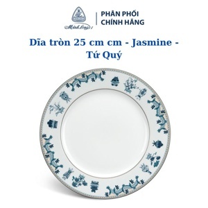 Dĩa tròn 25 cm Jasmine Tứ Quý