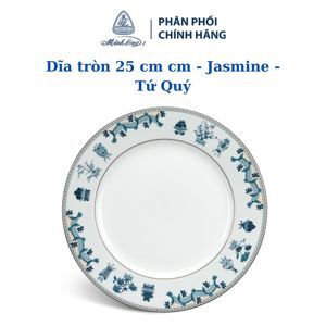 Dĩa tròn 25 cm Jasmine Tứ Quý