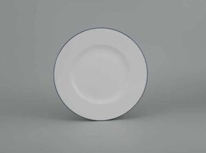 Dĩa tròn Camellia Trắng 27cm