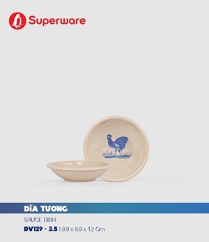 Dĩa chấm nhựa Melamine Superware D423-3.5 (9 cm)