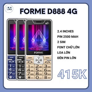 Điện thoại Forme D888 4G