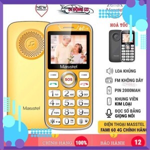 Điện thoại Masstel FAMI 60 4G