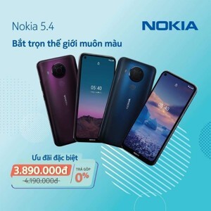 Điện thoại Nokia 5.4 - 4GB RAM, 128GB, 6.39 inch