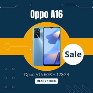 Điện thoại Oppo A16 4GB/64GB 6.52 inch