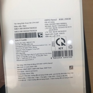 Điện thoại Oppo Reno 2 (8GB/256GB)