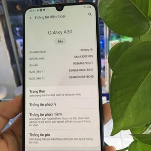 Điện thoại Samsung Galaxy A30 3GB/32GB 6.4 inch