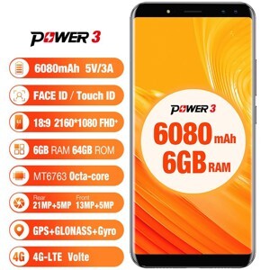 Điện thoại Ulefone Power 3 - 6GB RAM, 64GB, 6.0 inch