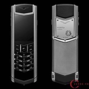 Điện thoại Vertu Signature S Clous De Paris Stainless Steel - 4GB