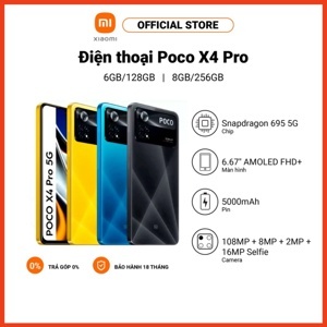 Điện thoại Xiaomi Poco X4 Pro 5G 6GB/128GB 6.67 inch