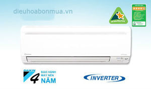 Điều hòa Daikin Inverter 21000 BTU 1 chiều FTKS60FVM gas R-410A