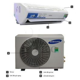 Điều hòa Samsung 9000 BTU 2 chiều AR09JPFNSWKNSV gas R-22