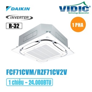 Điều hòa âm trần Daikin Inverter 24000 BTU 1 chiều FCF71CVM/RZF71CVM gas R-32