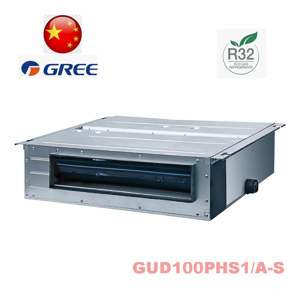 Điều hòa âm trần nối ống gió Gree Inverter 36000 BTU 2 chiều GUD100PHS1/A-S/GUD100W1/NhA-S gas R-32