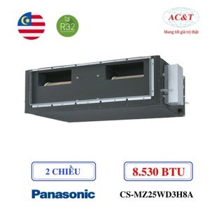 Điều hòa Panasonic Inverter 9000 BTU 2 chiều CS-MZ25WD3H8A gas R-32