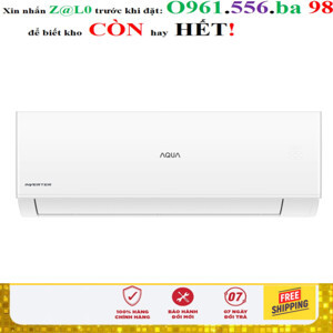 Điều hòa Aqua Inverter 12000 BTU 1 chiều AQA-RV13QC gas R-32