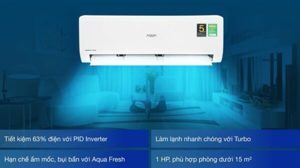 Điều hòa Aqua Inverter 12000 BTU 1 chiều AQA-KCRV10WNZA gas R-32