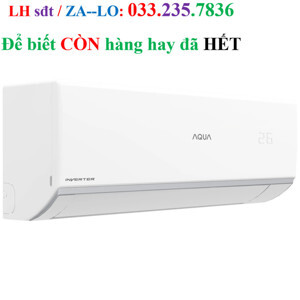 Điều hòa Aqua Inverter 13000 BTU 1 chiều AQA-RUV13RB gas R-32