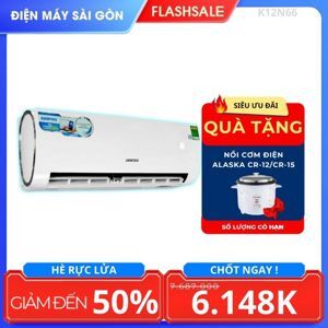 Điều hòa Asanzo 12000 BTU 1 chiều  Inverter K12N66 gas R-410A