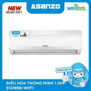 Điều hòa Asanzo 12000 BTU 1 chiều S12N66 gas R-410A - Wifi