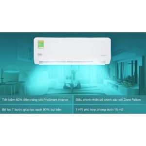 Điều hòa Beko 9000BTU 1 chiều Inverter RSVC09VT gas R-32