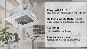 Điều hòa Casper 28000 BTU 1 chiều CC-28TL22 gas R-410A