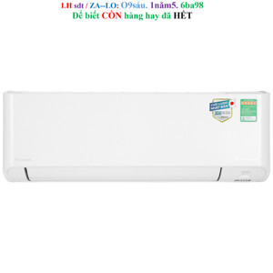 Điều hòa Daikin Inverter 12000 BTU 1 chiều xFTKY35WAVMV gas R-32