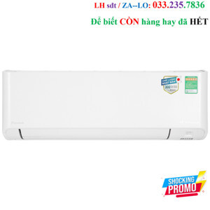 Điều hòa Daikin Inverter 12000 BTU 1 chiều xFTKY35WAVMV gas R-32