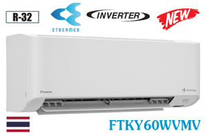 Điều hòa Daikin Inverter 21000 BTU 1 chiều FTKY60WVMV gas R-32