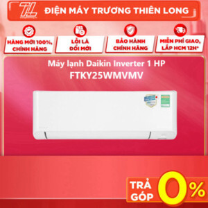 Điều hòa Daikin Inverter 9000 BTU 1 chiều FTKY25WMVMV gas R-32