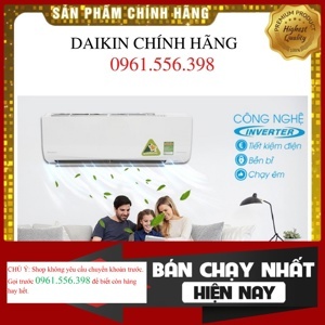 Điều hòa Daikin Inverter 9000 BTU 1 chiều FTKB25WAVMV gas R-32