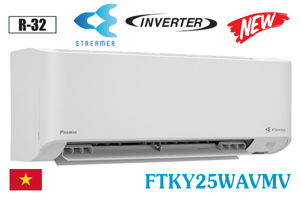 Điều hòa Daikin Inverter 9000 BTU 1 chiều FTKY25WAVMV gas R-32