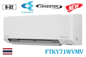 Điều hòa Daikin Inverter 1 chiều 24000 BTU FTKY71WVM gas R-32