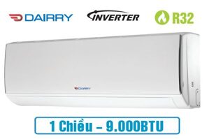 Điều hòa Dairry 9000 BTU 1 chiều Inverter iDR09KC gas R-410A